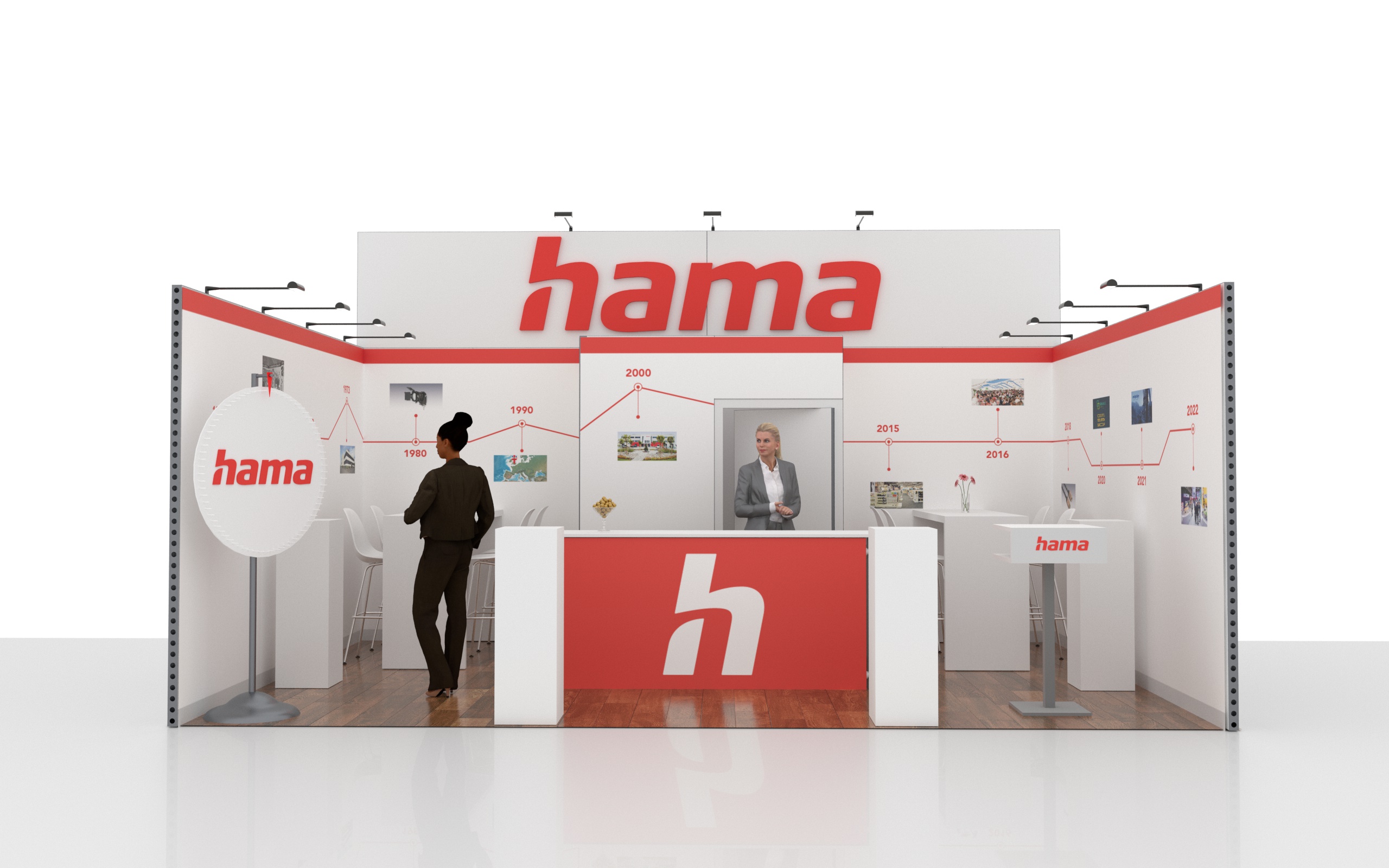 3d Cad Design Hama Messestand Ast Messebau